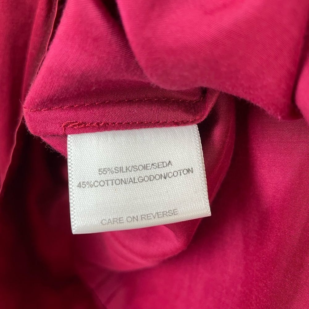 NWT BCBG MaxAzria Silk Blend Blouse Top Size S - Picture 6 of 8